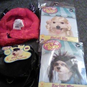SOLD!! SOLD!!  Five Dog dress up caps ( 5)